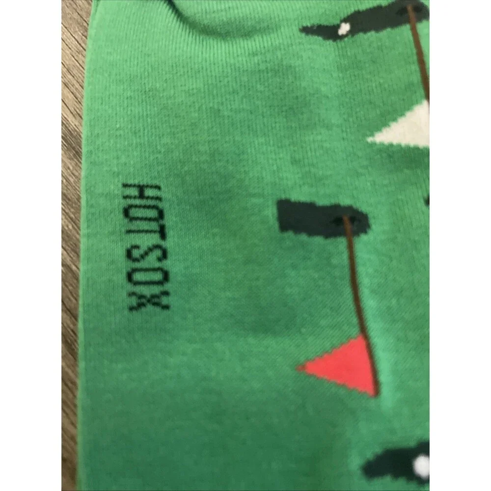 Golf socks NWT Hot Sox Flag Mound Men Cotton 10-13